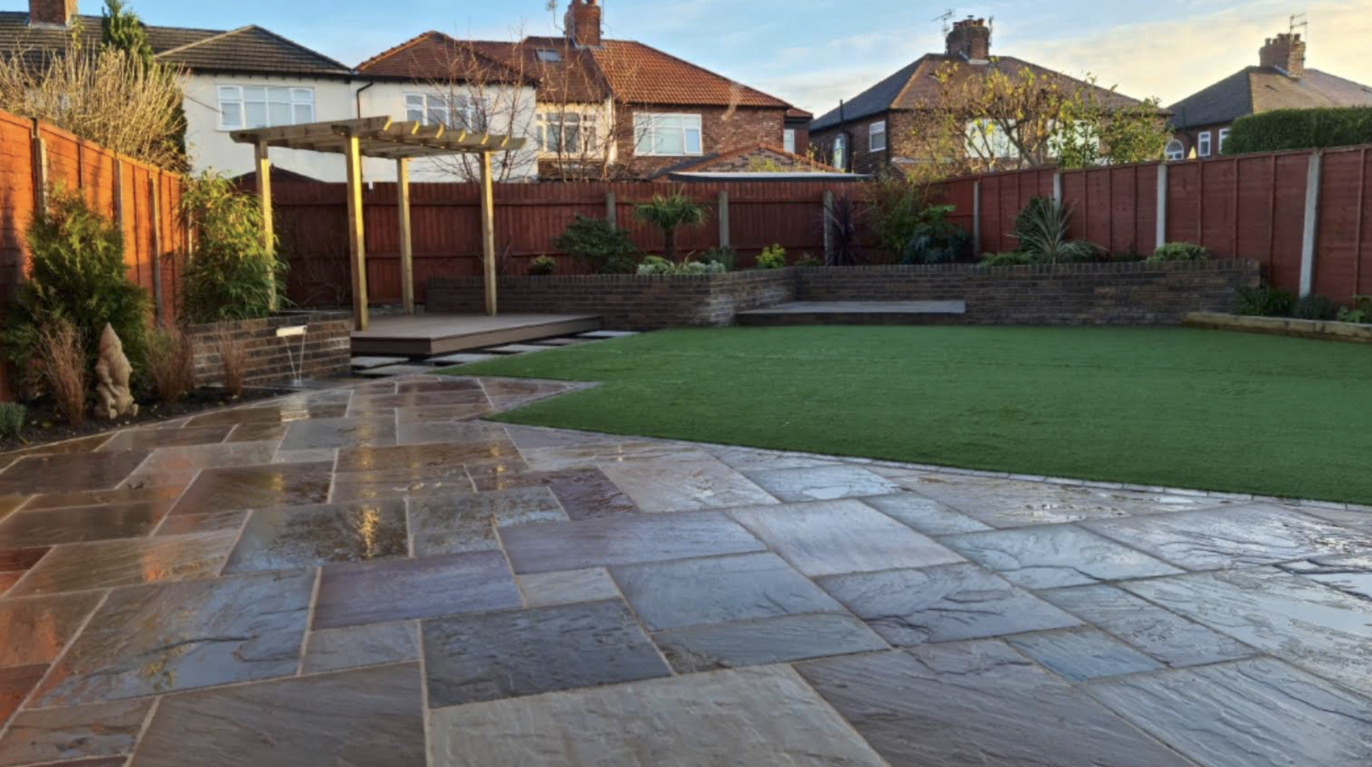 Paving & Patios landscaping by Rose Gardens